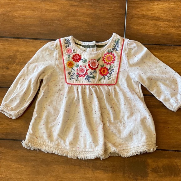 Girls MONSOON long sleeve shirt. SIZE 3-6 Months - Picture 4 of 9